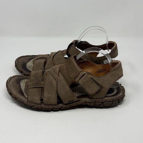 Born Fisherman Sandals Mens 11 Brown Leather Casual Comfort Shoes Handcrafted main image 16